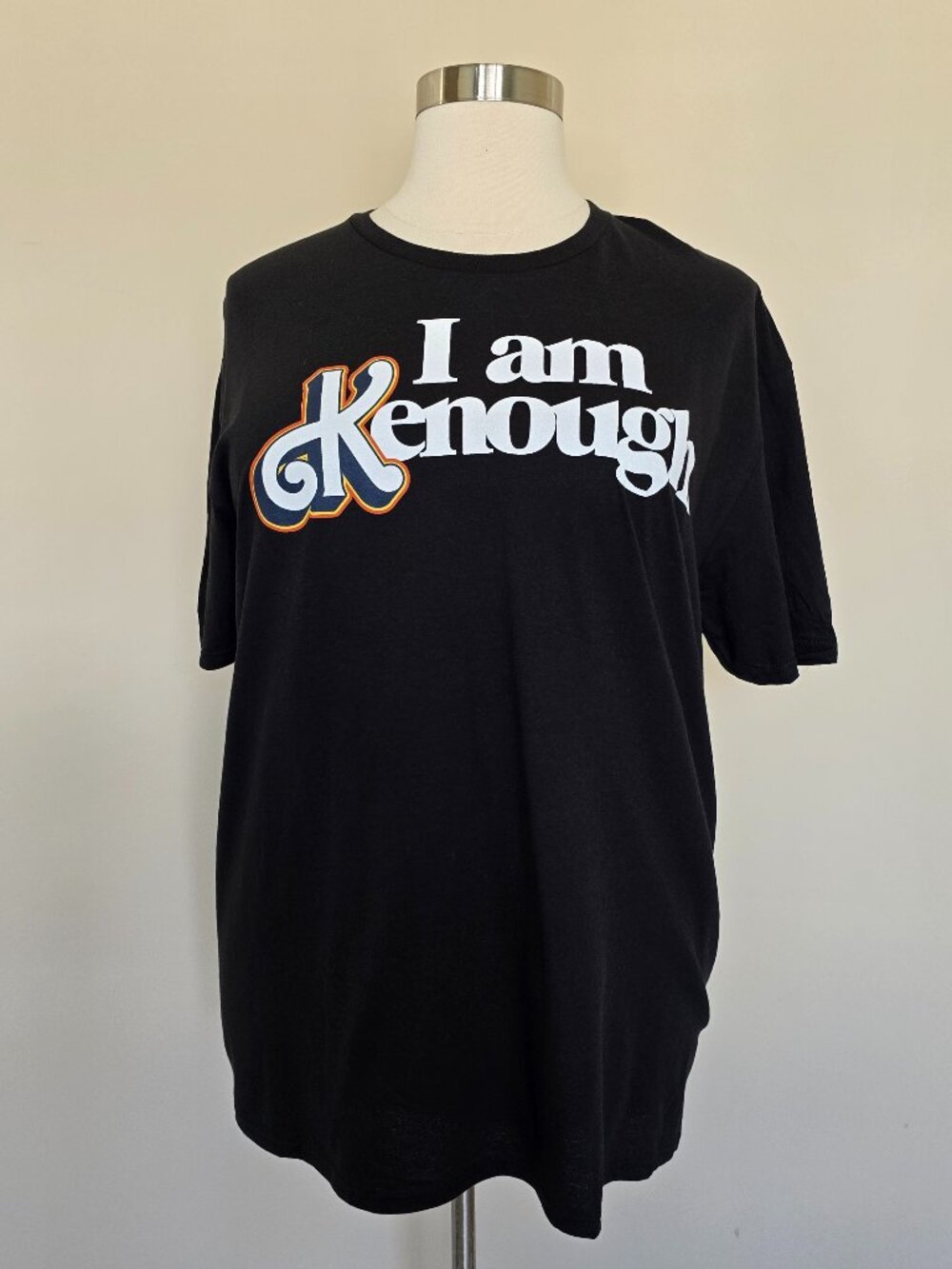 Barbie the Movie I am Kenough XXL Black T-Shirt Tee Shirt Ryan Gosling New NWT